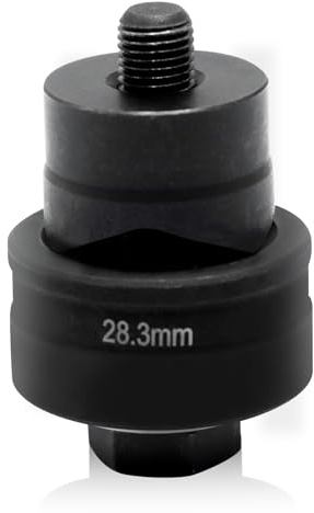 CCLIFE Lochschneider 28,3 mm, Schraublochstanzer für exakte Lochstanzungen in Spüle, Metall und Edelstahl