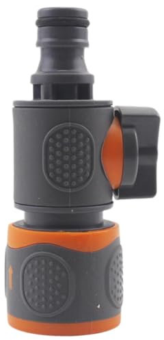 Joberio Conector De Manguera De Jardín - Conectores De Manguera | Conector De Manguera con Válvula De Control | Accesorios para Mangueras De Jardín Válvula En Línea De Liberación Rápida para Jardín