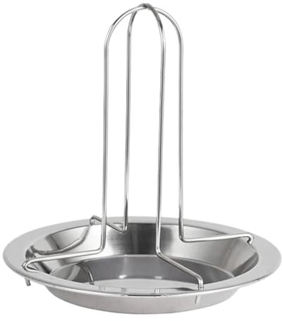 Sxmrmnx Rôtissoire à Poulet, Poêles de Cuisson, Grille de Barbecue Antiadhésive, Support de Plateau avec Bol, Accessoires de Barbecue, Outils