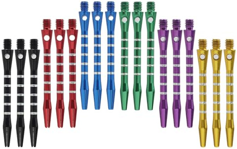 CVMGO 18PCS 53mm Aluminium Dart Stems 2BA Thread Metal Shafts