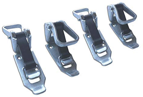 4 x Verschlusslager 60 mm Schaufelhalter Spatenhalter Axthalter Besenhalter