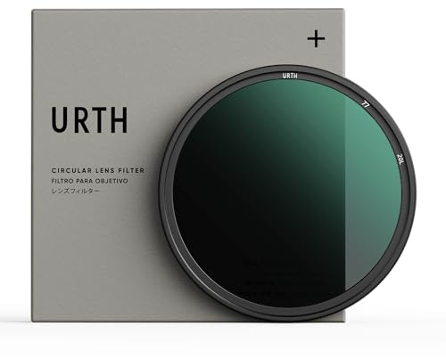 Urth 77mm ND8 (3 Stop) Lens Filter (Plus+) — 20-Layer Nano-Coated, Ultra-Slim Neutral Density Camera Lens Exposure Filter