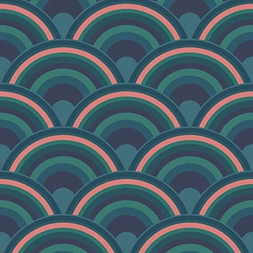 Envy Curve Surf Vliestapete 10mx52cm | Tapeten Wohnzimmer, Wandverkleidung | Einfach anzubringen und zu Entfernen 1005 x 52