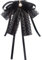 Mädchen Frauen Schwarz Spitze Fliege Brosche, Schleifenbrosche mit Brosche Perle Bogen Brosche Pin Frauen Schleife Broschen Perle Bogen Brosche Frauen Party Graduation Fliege Revers Brosche Pin