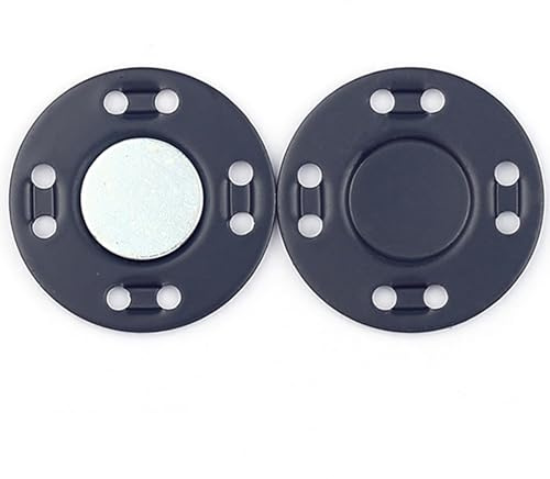 5 st/set magnetknappar sömnadsmaterial magnetiskt metallspänne 5 par osynliga tryckknappar för kläder kappa handgjord gör-det-själv-tillbehör