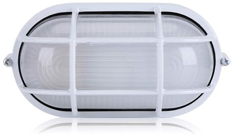 Qerwsdty Alto Brillo en el Suelo, Sala de Vapor de Sauna Redonda Ovalada para Exteriores, para Escalera, Patio, JardíN, Suelo (Sin Incluir Bombillas)