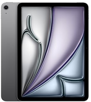 Apple iPad Air 11 mit M3 Chip: Apple Intelligence, Liquid Retina Display, 512 GB, 12 MP Frontkamera/Rückkamera, WLAN 6E, Touch ID, Batterie für den ganzen Tag – Space Grau
