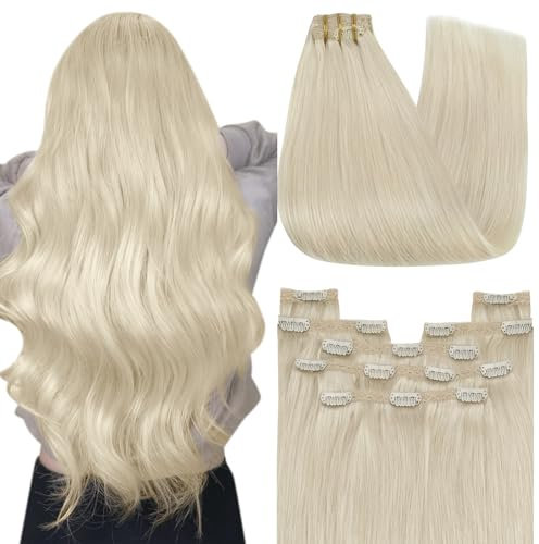 YoungSee Remy Extensions Echthaar Glatt Invisible Haarextension