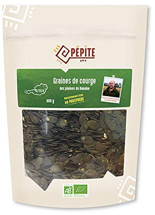 Pépite - Graines de courge des plaines du Danube Bio 600g - Vendu par unité