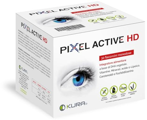 Pixel Active Hd Flaconcini - Integratore per il benessere della vista e miglioramento performance cognitive.…