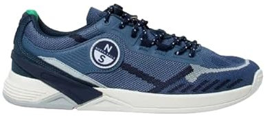 Scarpe North Sails sneaker Skipper Tint 030 ecosuede/ tessuto mesh dusty blue US24NS02 46