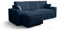 ALTDECOR Ecksofa mit Schlaffunktion und Bettkasten Corner Sofa Bett Eckcouch Couch L-Form Schlafcouch Ausziehbar Wohnlandschaft Schlafsofa Cauchsofa - BALLARO L - 237x140x90cm Blau