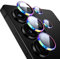 ESR Protectores Lentes Cámara Samsung Galaxy S25 Ultra, Protectores Individuales, Resistentes Arañazos, Cristal Templado Ultrafino, Borde Aluminio, S25 Ultra, Compatibles Funda, 1 Set,Multicolor