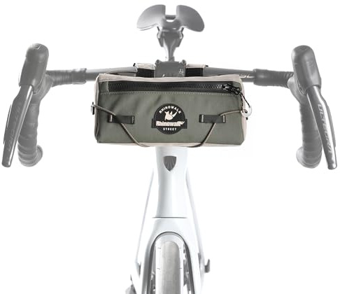 Rhinowalk Bike Handlebar Bag Bicycle Front Bag Storage Small Pouch with Shoulder Strap for Urban Cycling