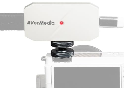 AVerMedia Carte de Capture HDMI 4K60 pour DSLR, Faible Latence pour Le Streaming en Direct & Les visioconférences sur OBS, Twitch, Compatible avec Windows, Mac, iPad et PC – CamStream 4K BU113G2