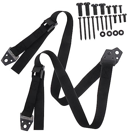 KOCKSHION 2 Stück Verstellbare Kindersicherung Möbelgurt Aus Polyesterfaser Mit Metallplatte Kippsicher Für Tv Schrank Regal Kinderschutz Für Zuhause