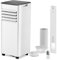 EUHOMY 9000 BTU Portable Air Conditioner | 4-in-1 Air Conditioning Unit (330 sq.ft) | Cool/Dehumidify/Ventilate/Sleep | 2-Speed & Energy Efficiency Class A | 300 m³/h Quiet (<50dB) | 24H Timer