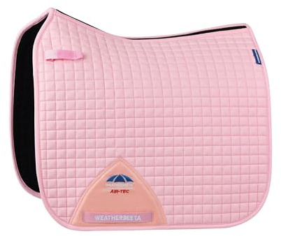 WeatherBeeta Prime Air-Tec Dressage Saddle Pad, Light Pink, Large