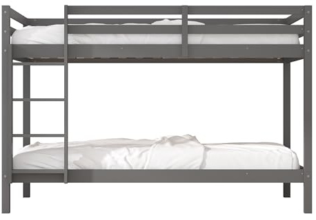 Sunny Jip Lits Superposés Gris, en Bois | Lits Superposés pour Enfants - sans Matelas - Lit Superposé 2 Places 208 X 97 X 140 Cm | pour Matelas: 90 X 200 Cm