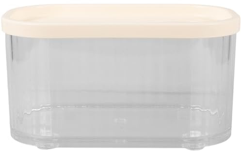 DIYEAH Bañera para Hámsteres Transparente Cristalina Arenero Multiusos para Hámster Chinchilla y Cobayas Recipiente para Baño de Arena Pequeño Inodoro para Mascotas Pequeñas