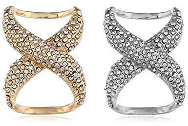 2 pezzi di strass intarsiati sciarpe fibbia sciarpa di moda sciarpa anello anello avvolgere morsetto sciarpa di seta titolare chiusura per abbigliamento scialle fazzoletto da collo (dorato + argento)