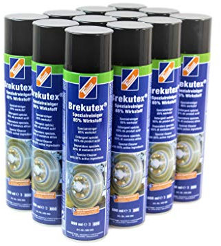 12x Technolit Brekutex Bremsenreiniger - 600ml Hochaktiver Spezialreiniger - Original
