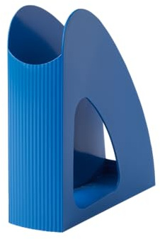HAN Stehsammler Re-LOOP – 6 STÜCK, say yes to 100% recycled, modernes, junges Design für DIN A4/C4 Unterlagen, blau, 16218-914