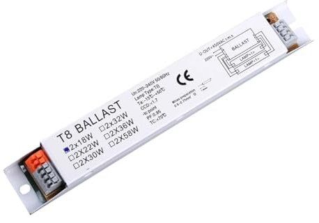 HASGTFM Ballast électronique Fluorescent Y1UD T8 2x1 8/30/58W(18w)