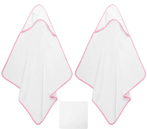 HAGOT Asciugamano con cappuccio, morbido asciugamano da bagno per bambini, asciugamani morbidi assorbenti con cappuccio, essenziali per il lavaggio per neonati e bambini piccoli