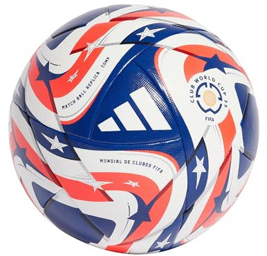 Adidas Club World Cup 25 Competition FIFA Quality Pro Ball JM4742, Unisex Footballs, White, 5 EU