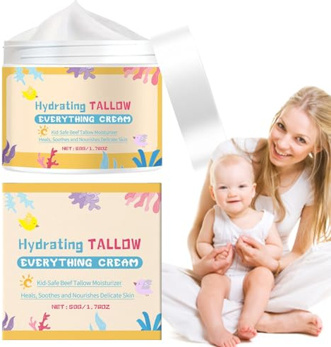Crème Bébé,Crème Hydratante 50g | Lotion Apaisante Réparatrice Non Grasse pour Peau Sensible Usage Quotidien Maison Voyage Adultes Corps Visage