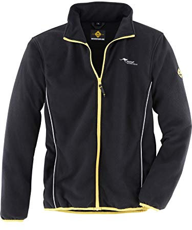 Roadsign-61779-1090-M-H. Fleecejacke -schwarz/gelb