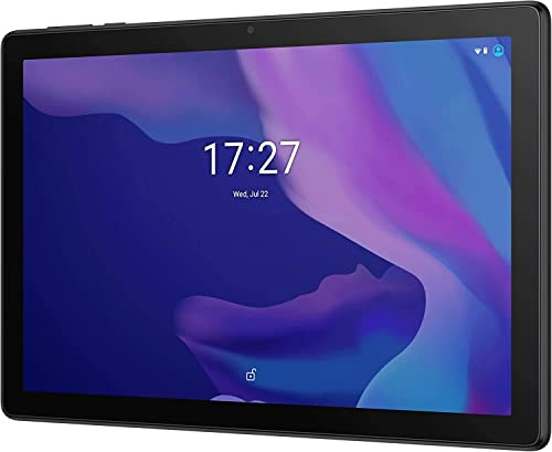 Alcatel 3T 10.1 4G - Tablet de 10, Quadcore, 2GB de RAM, Memoria de 32GB ampliable a 256GB por MicroSD, 5500 mAh de Batería, Android 10, Negro [Versión ES/PT]