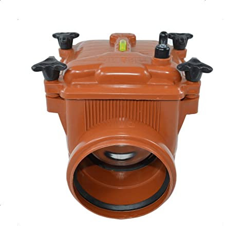 ISTA TOOLS Válvula de Retención Válvula de retorno DN 125, protección contra ratas para tubos HT - KG (DN-110)