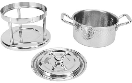 Fornello singolo in acciaio inossidabile, fornello singolo, pentola per alimenti, pentola calda singola in acciaio inossidabile, fornello per isolamento alimentare, pentola calda