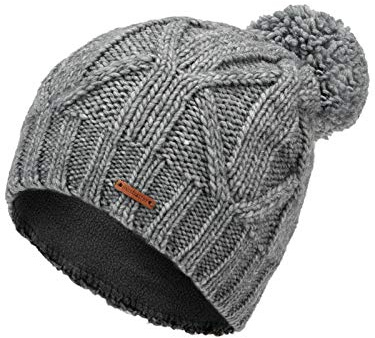 Marhatter Dammössa med pompon, vintermössa, dammössa, tofsmössa, flätmönster