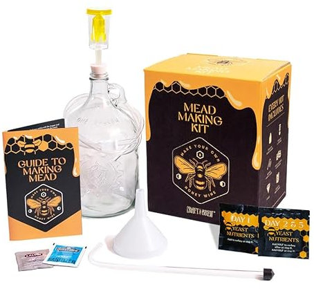 Craft A Brew Kit zur Herstellung von Met - Wiederverwendbar, Machen Sie Ihr Eigenes Met-Kit, Ergibt 1 Gallone