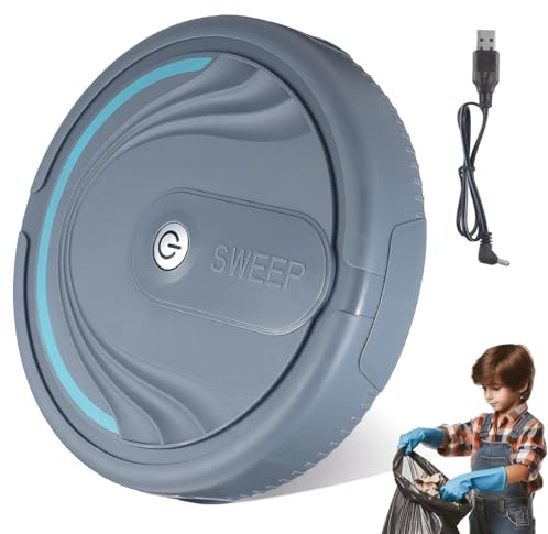 PATKAW Kids Kitchen Role Paly Toys Floor Sweep Toy Robot, 1pc Simulation Mopping Robot Fake Floor Mopping Robot Kids Vacuum for Role- Playing Toys for Children- Rechargeble Robot Mopping Machine