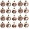 60mm/6Pcs Christmas Baubles Shatterproof Rose Gold, Christmas Tree Decorations Ball Ornaments Balls Xmas Hanging Decorations Holiday Decor - Shiny,Matte,Glitter