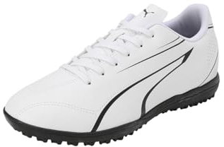 PUMA Herren Vitoria TT Soccer Shoe, White Black, 44.5 EU