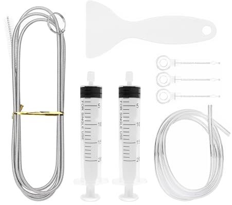 8 Stück Kühlschrank Reinigungsset, Kühlschrankbürsten Ablaufloch Reinigungsset Kühlschrank Reiniger Abflussloch Flexible Kühlschrankbürsten Reinigungsbürste für Kühlschrank und Küche