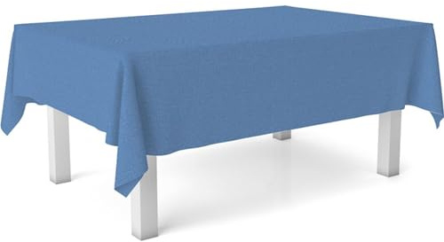 ECOMMERC3 | Mantel Hule Tamaño 100x140 Repelente Manchas - Mantel Hule Color Azul 100% Made in Spain NO traspasan Líquidos
