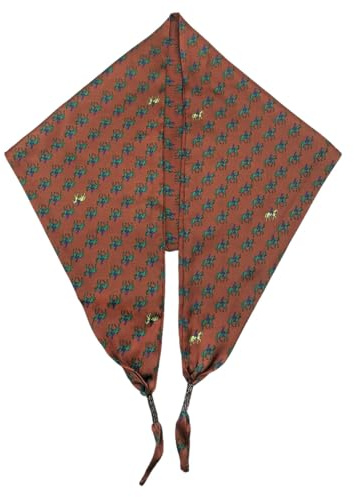 Pemilosci Multi-purpose Long Triangle Neck Head Hair Scarf Satin Belt Sash Necktie for Women Fashion Accessories - TRST15