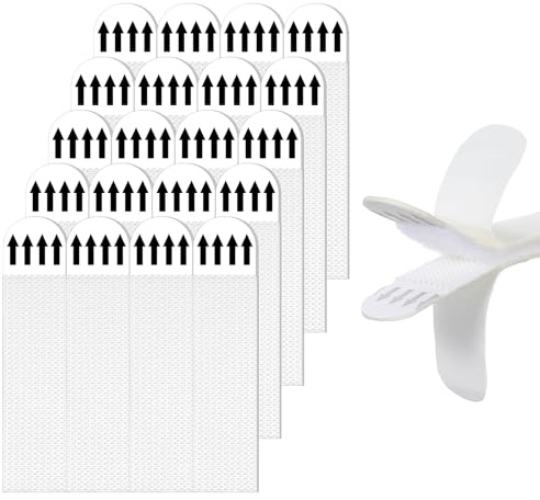 MBAIYO 20Pairs（40 Strips） Heavy Duty Picture Hanging Strips, Damage Free Adhesive Mounting Strip Picture Wall Hanging Strips Wall Adhesive Pictures Hangers for Frames Walls Without Nails