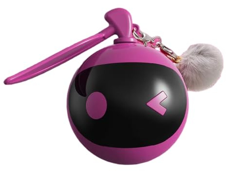 Gundhgstrr Juguete Interactivo Inteligente para Gatos, Bola Rodante Automática con Luces, Recargable Tipo C, para Gatos y Perros. Diversión con Detección de Movimiento.