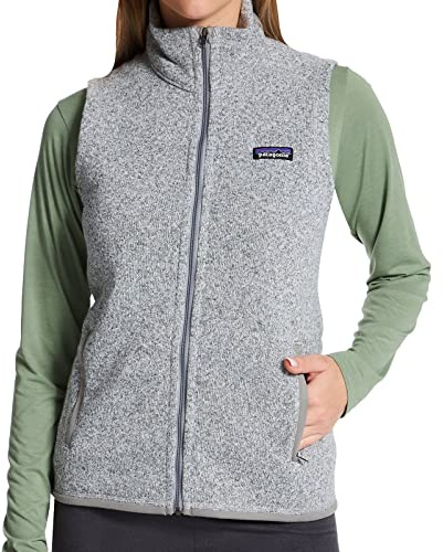 PATAGONIA W's Better Sweater Vest, Pile ad alte prestazioni Donna, Birch White, XL
