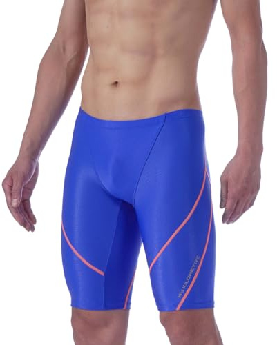 MY KILOMETRE Herr Baddräkt Jammer - Hållbara Simbyxor Jammers Klorresistenta, Snabbttorkande Mellanlängd Shorts Badbyxor för Träning och Tävling