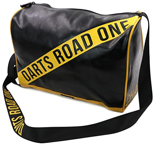 CUESOUL Darts Road One Oil Wax PU Leather Gym Duffle Weekender Bag con Hombro Ajustable Strape