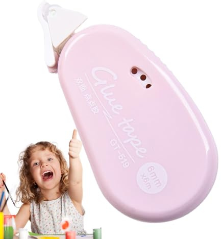 Nastro biadesivo nastro adesivo riutilizzabile per appendere, fissare e organizzare Scrapbooking Dispensatore nastro adesivo trasparente per la casa