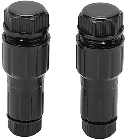 Yuecoom 2Pcs Basse Tension Fil Connecteurs Nylon Laiton pour Paysage Éclairage Extérieur Spotlight